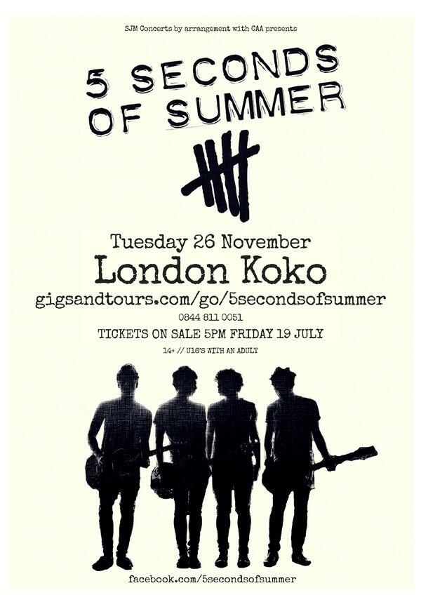 5SOS's tweet photo. we're coming back to london in november!!! tickets go on sale on friday :D http://t.co/RrFKw9WifW http://t.co/hcLza6P013