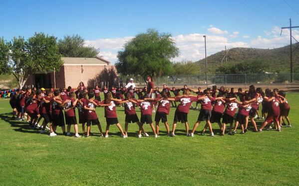 ElviraElem's tweet photo. How big will the Eagles circle be this year?  #thetraditionlives http://t.co/1MIear4Gi1