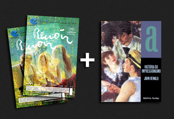 Eu quero ganhar ingressos para o filme "Renoir" + livro "A História do Impressionismo" - dê RT e participe do sorteio