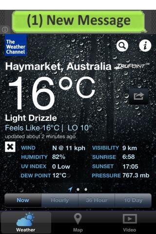 sarnza's tweet image. the #Weather in Haymarket, NSW is Light Drizzle, 16°   อากาศดีมาก