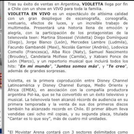 Chemona__'s tweet image. Concierto @ViolettaAR