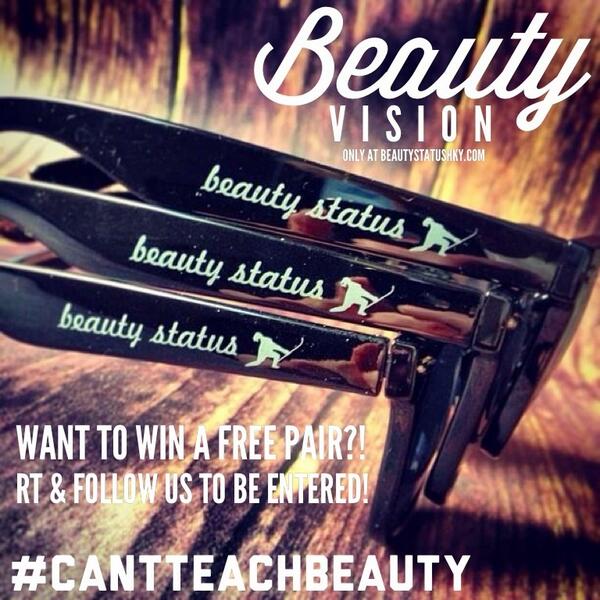 BeautyStatusHky's tweet photo. Giving away more Beauty Vision shades! Just RT &amp; Follow us to be entered to win! Only at http://t.co/GM1Qkr2hVp http://t.co/AaCbd2V1t5