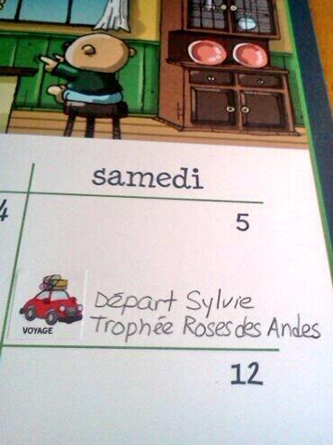 RosesAndes80's tweet photo. Quand c'est inscrit sur le calendrier familial... ;) http://t.co/I7ZeWlV3WU