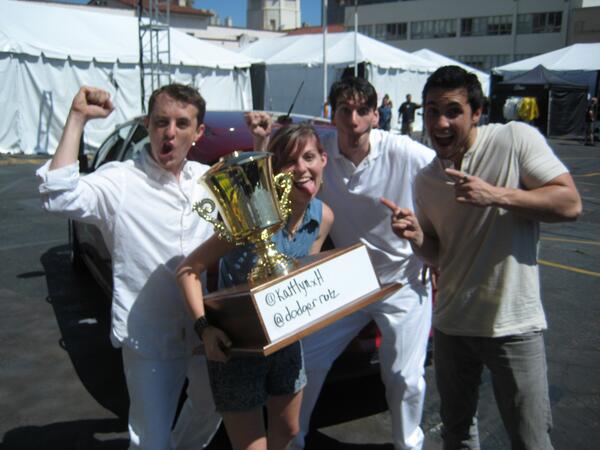 Target's tweet image. Way to #FitIt @KaitlynxH &amp;amp; @dodgerrulz #BullseyeU (cc @dexbonus)