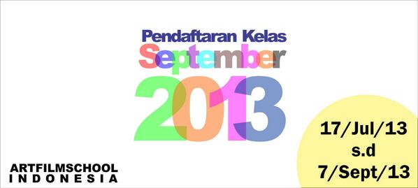 JeparaEvent's tweet photo. RT @ArtFilmSchool: pendaftaran #KelasSeptemberAfis sudah di buka ! sms : 089 686 339 422 :)  http://t.co/LK1Ricne8B #Ads