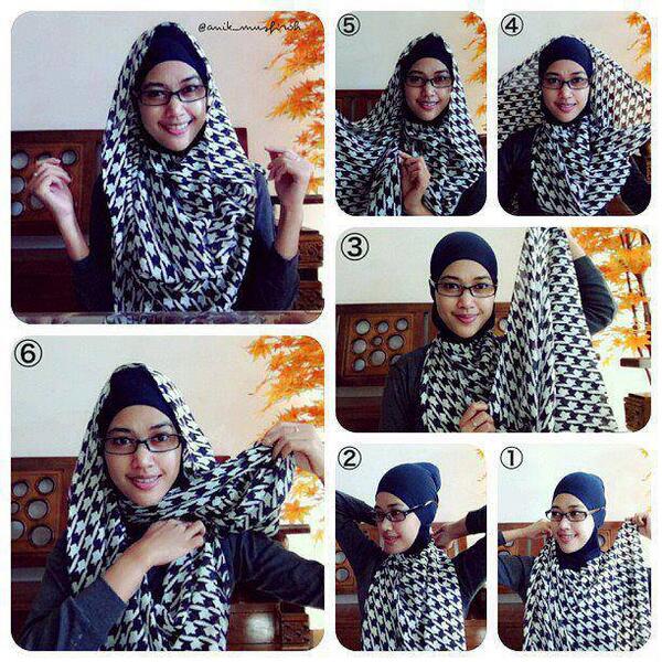 IG : cantik_hijab_ on Twitter: \u0026quot;TUTORIAL PASMINA.Cocok untuk yg berkacamata http:\/\/t.co\/bCUimZUuzx\u0026quot;