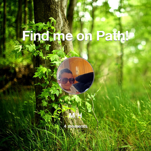 MMmnoola's tweet photo. Find me on #Path now! Go to: http://t.co/BI1LUI0qct! #thepersonalnetwork http://t.co/qMQMf7J6KH