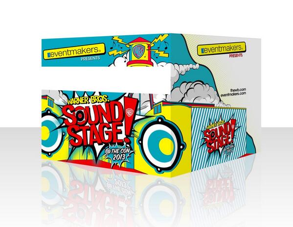evntmkr's tweet photo. Eventmakers presents the Warner Bros Sound Stage Comic Con 2013! # EventmakersWB http://t.co/HEWjBDGqfr