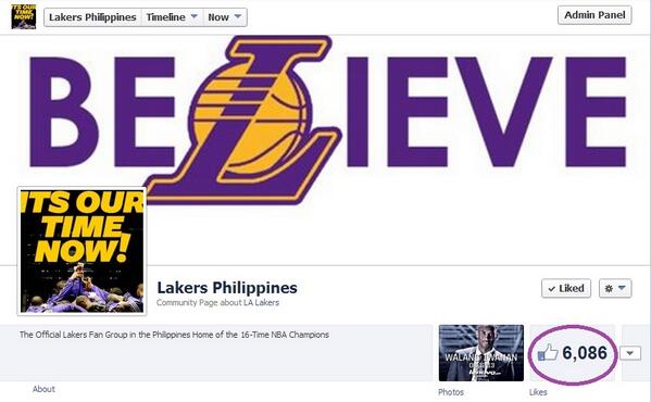 LakersPH's tweet photo. Happy 6,000 likes guys! @lakers @kobebryant @paugasol @SteveNash http://t.co/2mkynzkD9N #‎PurpAndGold #‎LakersPH http://t.co/AntStq2iVh