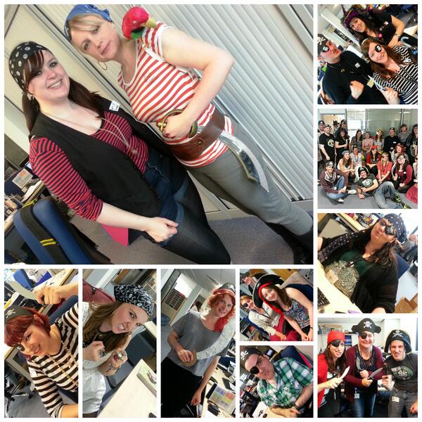 Ahoy there! <a href="/PiratesShow/">PiratesOfPenzance</a> has sailed in to <a href="/theCentre/">Wales Millennium Centre</a>. Our staff have been getting in the spirit for opening night..
