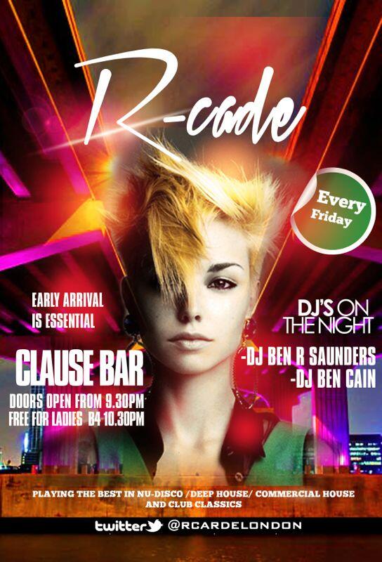 benrsaunders's tweet image. Catch myself Ben R Saunders spinning the deep here friday!

Brand new house event  

Follow @Rcadelondon