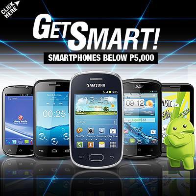 Lazada_PH's tweet photo. Check out Lazada Philippines' wide array of Android smartphones under ₱5,000! Get smart &amp; buy now while stocks last! http://t.co/gUx7kOAH0V