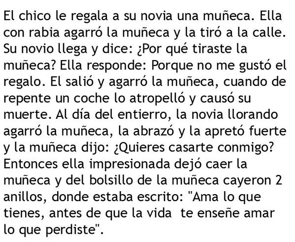 DeboConfesarQue's tweet photo. El chico le regala a su novia una muñeca... http://t.co/feVBbMXStm
