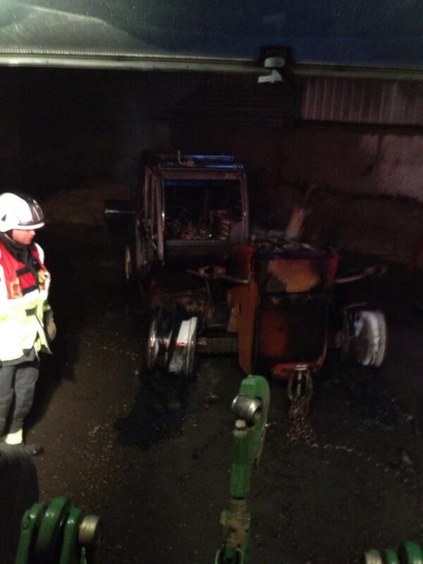 Joeseels's tweet photo. Our new Mla goes in for warranty, we get a 12 year old replacement that sets our barn on fire... Thanks @manitou http://t.co/1sb2RFufcd