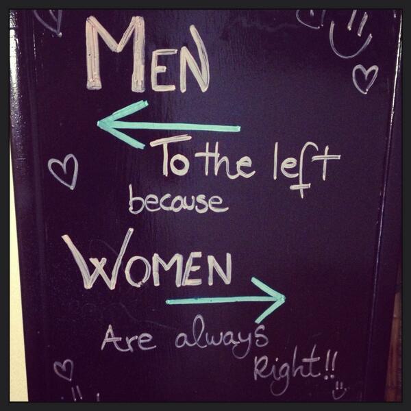 Pretty good sign to the toilets 😂