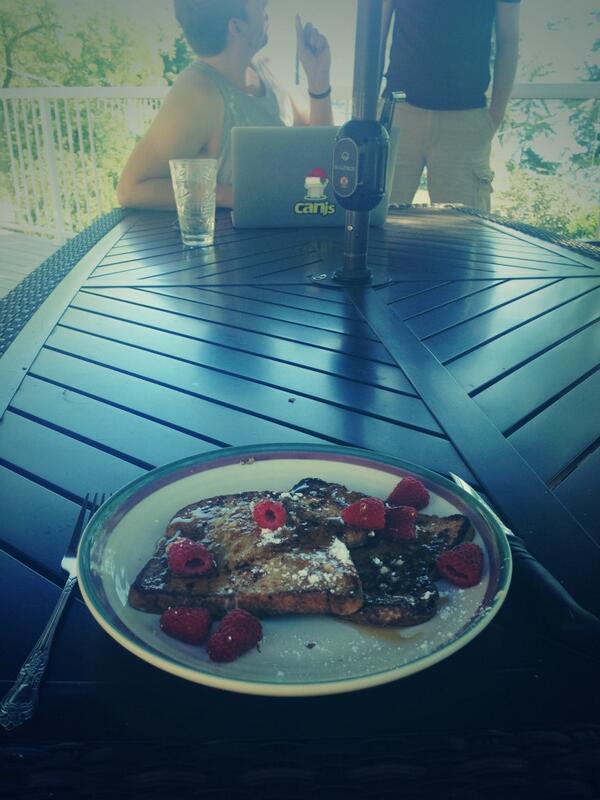 petrofeed's tweet image. #CodeCabin breakfast. Nice work @TheEricAnderson