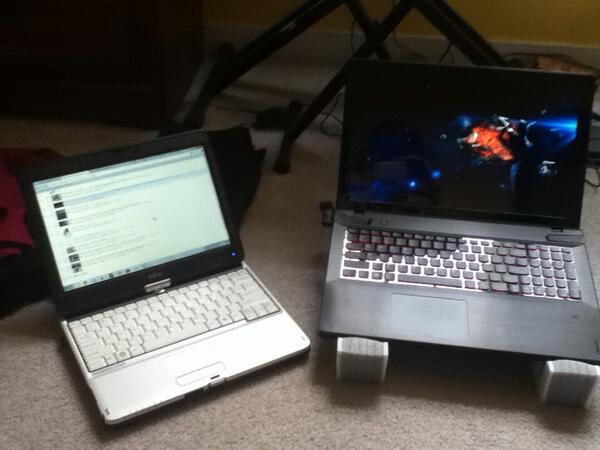 Alpenghost's tweet photo. Out with the old, in with the new. http://t.co/m7qR5yTbGZ