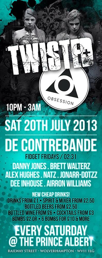 TWISTED! <a href="/AlexHughes1990/">alexhughes</a> <a href="/PrinceAlbertBar/">The Prince Albert</a> <a href="/bdotwalters/">BDOT</a> @twistedsaturday @theodorehoff1 RT