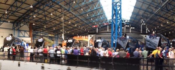 AdamInCork's tweet photo. 6 sisters reunited at York NRM. All made in Donny. #yorkshireengineering http://t.co/kkBN2S0xdn