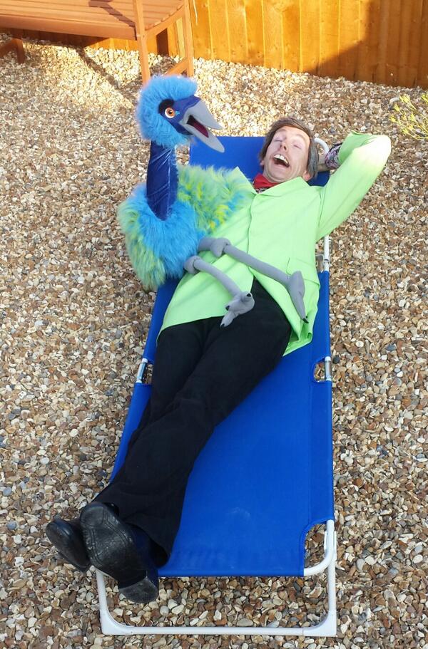 Rexandbilly's tweet photo. Happily sun bathing before Billys antics began http://t.co/WxyDsPdNsT