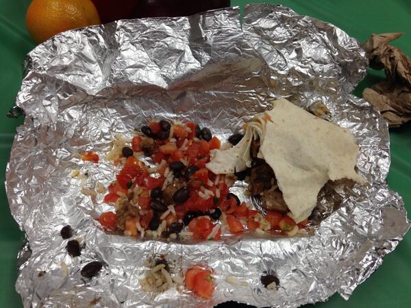 meggles4926's tweet image. #MeProblems (this was a burrito)