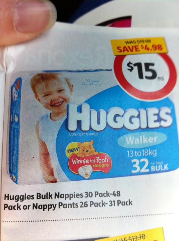 huggies nappies sale coles