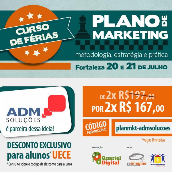 admsolucoes's tweet photo. Curso Plano de Marketing - Metodologia, Estratégia e Prática. 20 e 21/julho. Inscreva-se:  http://t.co/uGpW3JYrlc http://t.co/hAwqCh4EC5