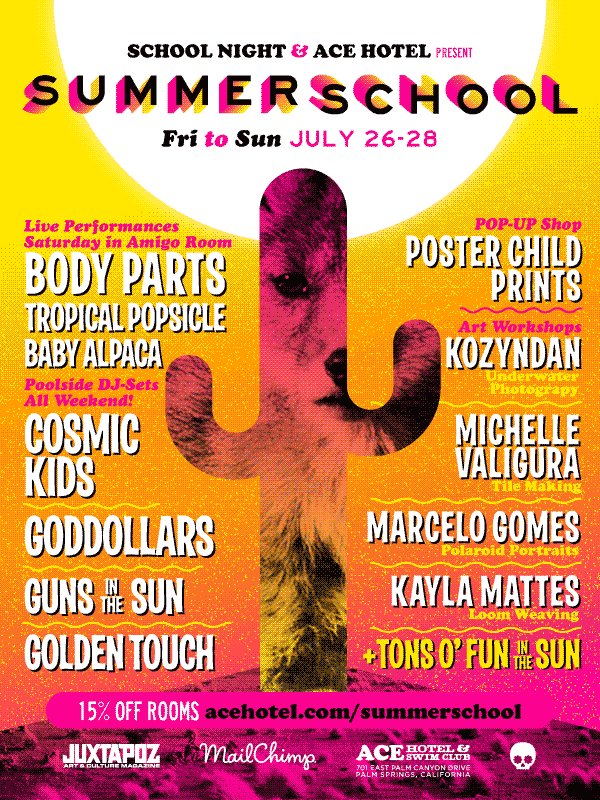 Baby Alpaca (@babyalpacalove) on Twitter photo Attending/Performing #SUMMERSCHOOL in Palm Springs for <a href="/ItsASchoolNight/">School Night</a> ! <a href="/doctorgolden/">Jesse Rogg</a> <a href="/poolside/">Poolside</a> LOVE A++ Attending/Performing #SUMMERSCHOOL in Palm Springs for <a href="/ItsASchoolNight/">School Night</a> ! <a href="/doctorgolden/">Jesse Rogg</a> <a href="/poolside/">Poolside</a> LOVE A++