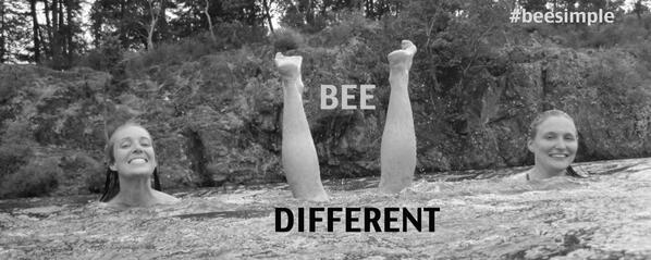 beesimple's tweet photo. Bee different!!!!  #unique #attitude #happiness http://t.co/Jt1azOrOKQ