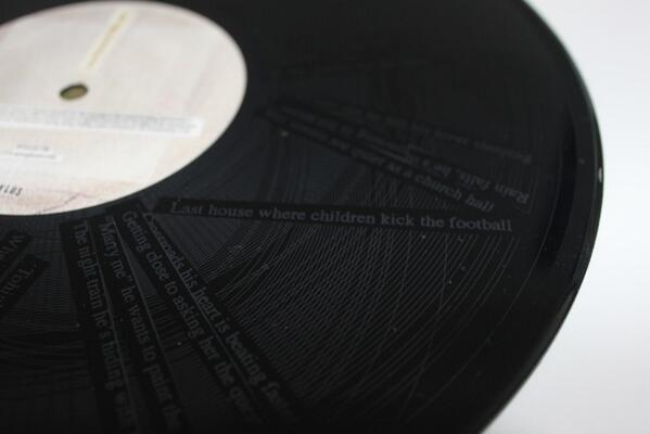 ModoProduction's tweet image. Close up of the @stereophonics 'Graffiti On The Train' laser etched, limited edition 10" #modoproduction