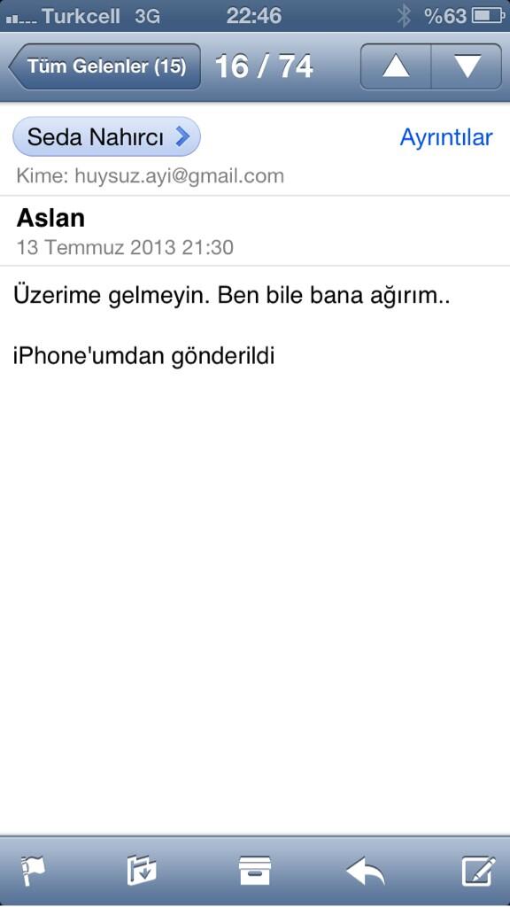 HUYSUZ_AYI's tweet photo. ♌ Aslan;

Üzerime gelmeyin. Ben bile bana ağırım.. http://t.co/ePY7Qj8auZ