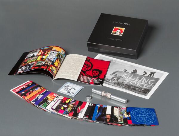 ModoProduction's tweet image. A recent 'Singles Collection' boxset created for @Killingjokeband including a certificate hand signed by the band!
