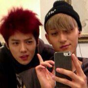 LuhanSG♡ on X: "Tao's new weibo DP - Selca with messy hair Luhan ~  http://t.co/ECkJNj1StH" / X