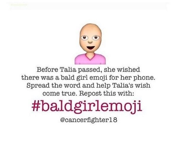 morgheisler's tweet photo. #baldgirlemoji #repost http://t.co/Q5joD7G32g