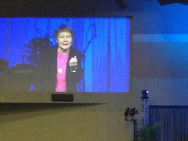 JaisyTam's tweet photo. What a remarkable Dr. Marva Dawn-so much wisdom &amp; life. Thanks for teaching us to worship in TRUTH! #NWLC13 http://t.co/FHKEBb7UCM