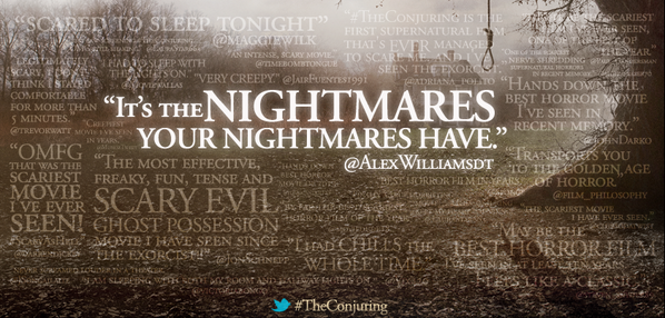 Words of warning... #TheConjuring