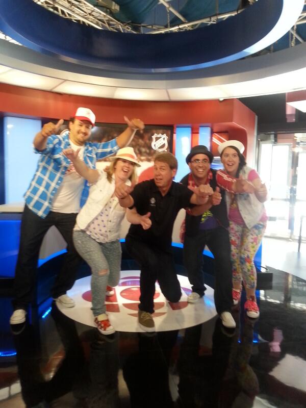 With my pals from #Fredericton <a href="/kidscbc/">genevievertaisha</a>  Doing a little dance for  @TO2015  on Mascot Day  <a href="/cbcsports/">CBC Sports</a>  <a href="/CBCOlympics/">CBC Olympics</a>