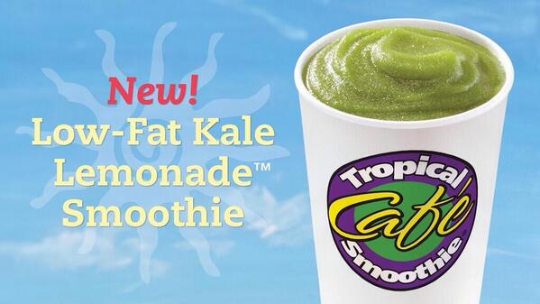 TSmoothie702's tweet photo. Have you tried the Kale and Lemonade? The combination makes one delicious smoothie! http://t.co/8SPMN1rOp4