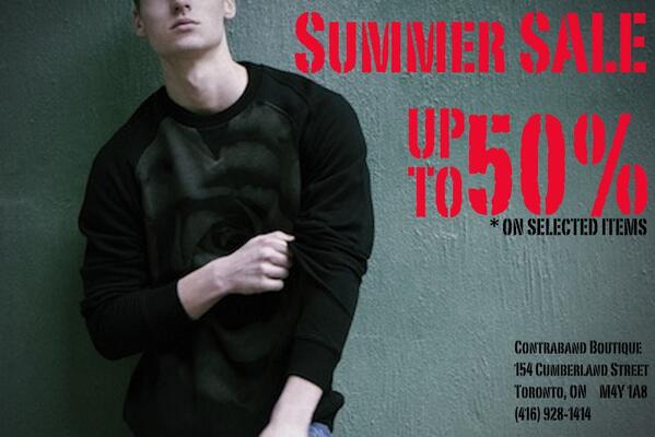 ContrabandTO's tweet photo. Just a REMINDER, we still on SALE! #Menswear #Mensstyle #Mensfashion #Sale #Summer #Toronto #Vancouver http://t.co/PYjhWFnoHD