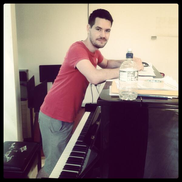 Great day working on <a href="/rasputinr2r/">Rasputin Musical</a> musical with a "juicy chord" session with the talented <a href="/llyrsimon/">Llŷr Simon</a>. Diolch cariad xx