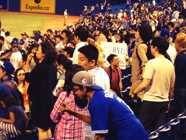 HyunJinRyu99's tweet image. 토론토 팬여러분 진심으로 감사합니다!