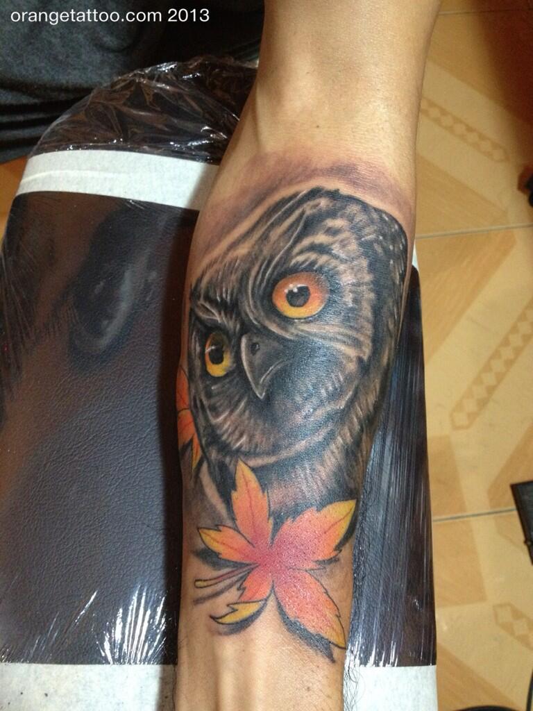 Orange Tattoo A Twitter Burung Hantu By Me Http T Co Hr9wsafsiz