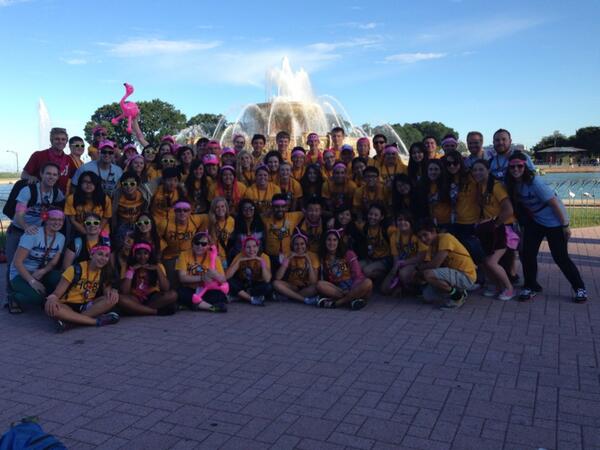 PinkSectionB's tweet image. When it's all said and done, we're just one big family #WLC13 #myHOBYstory #BPinkThinkPink
