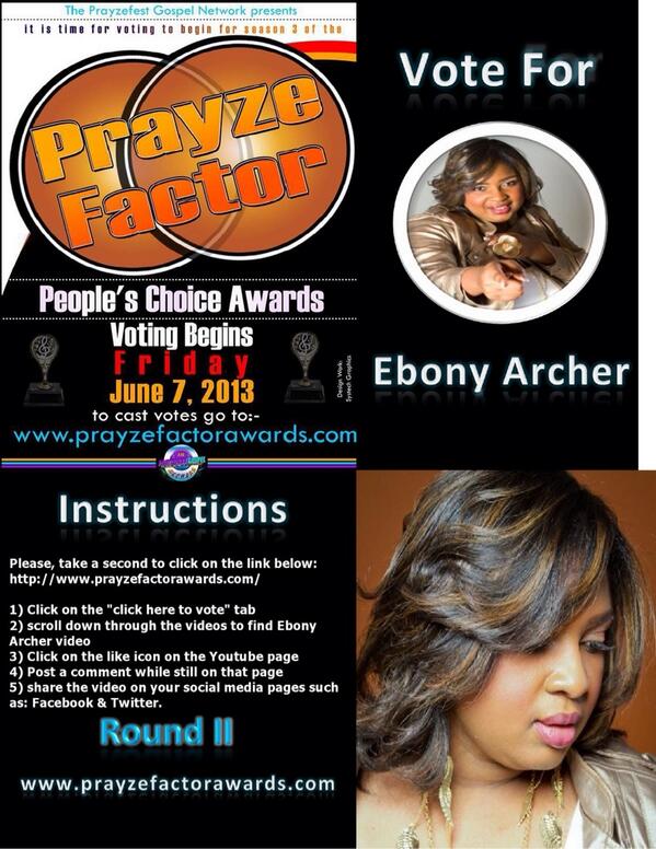 StopTheViolenc5's tweet photo. Vote!! Vote!! Vote Now for Miss Ebony Archer!!!!!!!!!! @ebonyarcher2 http://t.co/evsU0B2gwy