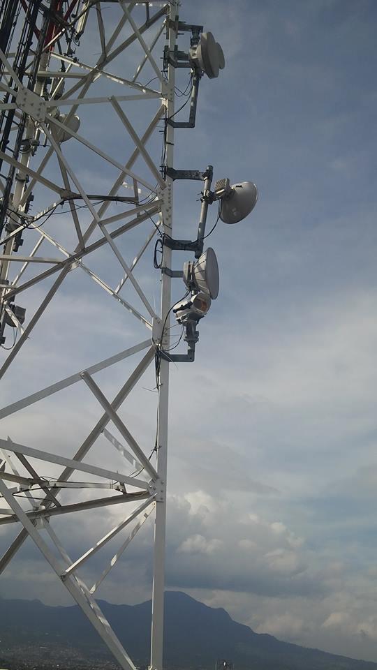 Photo of the CPRI over FSO deployment mentioned in the press release posted earlier. #cpri #fso #opticalwireless
