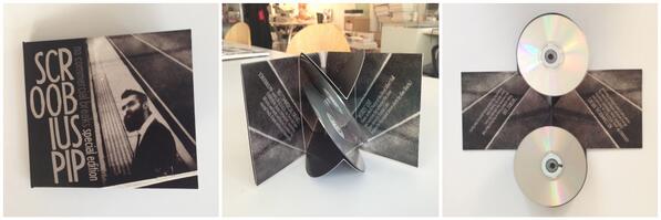 ModoProduction's tweet image. The innovative pop-out CD special edition created for @Scroobiuspipyo's album 'No Commercial Breaks' #modoproduction