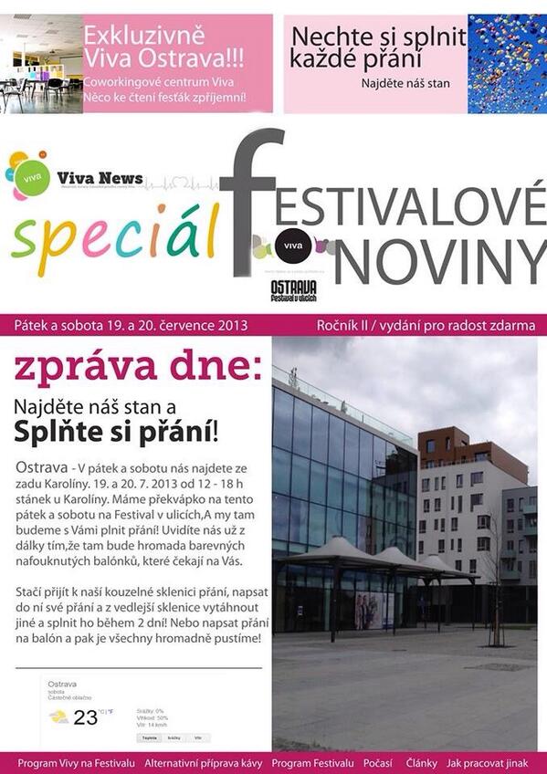 Festakove noviny hotove!!! :) <a href="/colours_cz/">Colours of Ostrava</a> <a href="/OSTRAVACITY/">OSTRAVA</a> @VivaOstrava <a href="/VIVAnews/">VIVAnews</a>