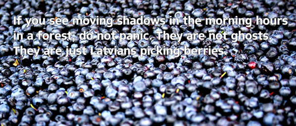 LatviaInstitute's tweet photo. Here's a modern Latvian saying for you... :) #Latvia #LatvianTruth #blueberries http://t.co/wLzYiz0FXC
