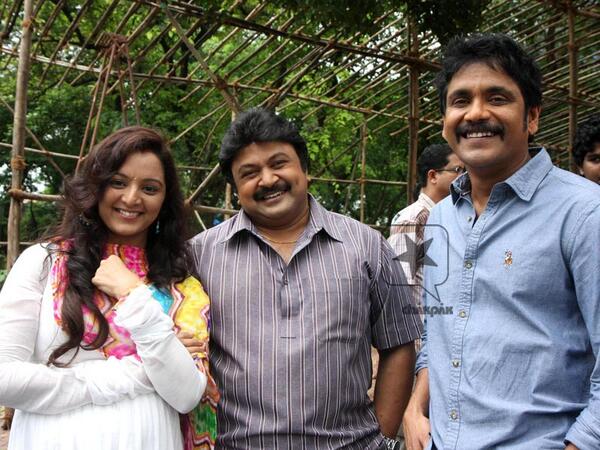 with Nagarjuna &amp; Prabhu at #KalyanJewellers ad-shoot. "