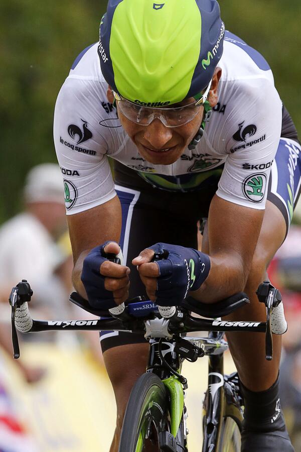ELTIEMPO's tweet photo. Destacada actuación de Nairo Quintana en la etapa 18 del #TDF. Llegó cuarto. ¡Qué buen ascenso, colombiano! http://t.co/I8efwmGA1Q